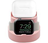 New 3 in 1 Silicone Dock Apple Watch 9/8/7/6/5/4/3/2/1 Charger Stand for iPhone 14 13 Pro Ultra 2nd SE