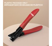 Vancostar-cortaúñas de acero inoxidablecortador de borde curvo afilado Premiumrecortador para dedos de los piesantisalpicadurascuidado de uñas en el hogar