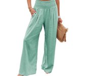 Women's Casual Pants, Casual Cotton Mid-rise Trousers