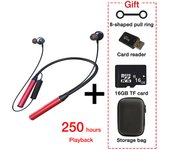EARDECO 180 Hour Endurance Bluetooth Headphone Bass Wireless Headphones with Mic Stereo Neckband Earphones Sport Headset TF Card