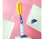 360 Degree Rotation Handheld Pacifier Nipple Bottle Cleaning Brush Water Bottle Cleaner Baby Bottle Brush Set Cup Cleaning Tool