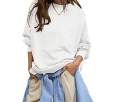 Casual New In Pullover Baggy Loose Essential Nice Color Women's Sweatshirts Y2k Style E 2025 Trend High Quality Female Top Emo M