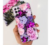 For Oppo A94 4G 5G Phone Case Soft TPU Transparent Slim Back Cover For Oppo A94 5G CPH2211 OppoA94 CPH2203 Silicone Flower Coque