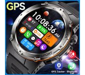 Smart Watch Infrared Laser For Men,Ultraviolet Rays. 1.39 Inch AMOLED Display, IP68 Waterproof Device, With Voice Call Tracking,
