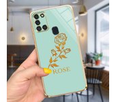 Maple Leaf Couple Heart Cases For Samsung A21s Case Silicone Cover Samsung Galaxy A21s SM-A215F Camera Protection Casing Soft