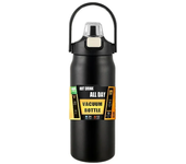 Termo portátil con pajita, taza térmica de acero inoxidable, vaso de café, frascos de vacío deportivos, botella de agua fría y caliente 304