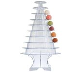 10 Tiers Macaron Tower Macaroon Display Stand Baby Shower Birthday Party Cake Decorating Supplies Wedding Decoration Transparent