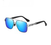 Gafas de sol polarizadas de moda para hombres nuevos gafas de sol a prueba de rayos UV de metal de moda fabricante de gafas de sol