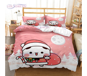 3pcs Bedding Set Cartoon Bubu and Dudu Series Design Home Textile Duvet Cover Pillow Case Kid Teen Girl Bedding Lover Covers Set