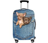 Funda protectora de equipaje trolley funda de viaje a prueba de polvo elástico bolsa 20/24/28 pulgadas/30 pulgadas engrosada res