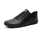 Wide Toe Box Barefoot Shoes for Women Men PU Leather Casual Shoes Zero Drop Dress Sneakers Outdoor Men Walking Shoes