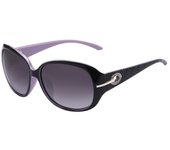 Moda nuevas gafas de sol polarizadas gafas de sol de dos colores ultravioleta con marco grande clásico retro para mujer