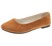 Woman Casual Round Toe Cute ck Mocasines  Church Flats Female Suede  Soft Sole Mom Blue Green Red Shoes