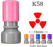 High Quality Plastic Golfer Gift Golf Accessories Golf Ball Stamper Golf Stamp Marker Mark Seal