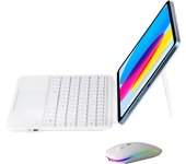 keyboard for iPad 10 Generation Magnetic Folio Split Stand Cover with Pen Holder  Backlit Keyboard