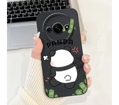 For Xiaomi Redmi A3 Case Lovely Panda Cartoon Anti-Fall Funda Soft Silicone Matte Cover For Xiomi Redmi A3 A 3 RedmiA3 4G Bumper