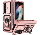 Adecuado Para Samsung Galaxy Z Fold4 Fold5 Anillo Antideslizante Militar Abrochado Carcasa De Teléfono Móvil