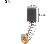 2Pcs New Rotary Tool 13 Styles Mini Drill Generic Carbon Brushes Motors Spare Parts Electric Grinder Replacement