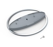 PS5 Console Upright Stand Zinc Alloy Vertical Suction Non-slip Cooling Base Holder PS5pro/PS5slim/PS5 Game Console Universal