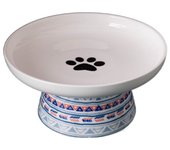 Food Dispenser Ceramic Cat Bowl Cute Creative Pet High Foot Bowl Multi-use Anti Tipping Dog Food Feeding Basin Water Container