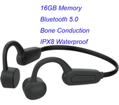 Waterproof IPX8 Diving Swimming Surfing Wireless MP3 Player 16GB Bone Conduction Bluetooth Headset mp3 player bluetooth