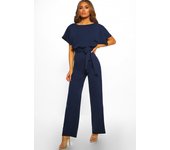 Mameluco women's wide leg cut, Palazzo pants, short sleeved hooded jumpsuit