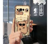 Cover Back Cover Phone Case For Google Pixel9 Pro XL Cartoon Silicone protective Card slot Anti-knock Card sleeve TPU