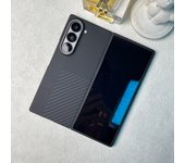 ACC-Real Carbon Phone Case for Samsung Galaxy Z Fold 6, Slim and Lightweight Case, No Feel, Made of Four Types of Split Case
