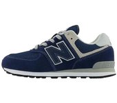 Leten Official  NB 574 Black Dark / Blue White Men Women Running Shoes Work shoes