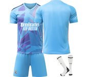2425 Real Madrid Goalkeeper Jersey No. 1 Courtois 7 Ronaldo 11 Rodrigo 9 Mbappe Football Cross-Border Edition