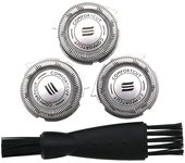 3Pcs Shaver Head compatible with Philips Norelco Spectra HQ8 HQ6075 HQ7890 PT860 HQ8445 HQ8870 PT870 HQ7200 HQ7330 Replacement