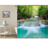 Shower Curtain Beach Shower Curtain Coastal Shower Curtains with Hooks Seashells Starfish on Teal Blue Bath Curtain Set Ocean Bathroom Decor
