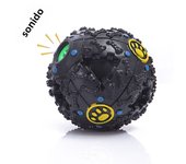 Bola de comida para fugas de perro, juguete para mascotas con bola de comida para fugas de sonido, pelota de juguete para perros