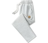 Pantalones de chándal para hombre 2025 otoño e invierno nuevo algodón puro pantalones casuales rectos sueltos tendencia de los hombres pantalones largos deportivos de terciopelo
