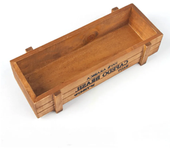 Maceta de flores de jardín de madera Vintage, maceta suculenta, caja rectangular, macetero para cama de plantas, caja contenedora para plantas de flores suculentas