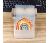 For Samsung Galaxy Tab A7 Lite SM-T225 SM-T220 SM-T225N SM-T227U 8.7 Inch Rainbow Zebra Lips Love Transparent Soft Tablet Cover