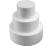Round Cake Dummy 4 inch / 6 inch/ 8 inch (Cake Dummy Set 4 inch 6 inch 8 inch)