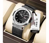 Reloj de hombre nuevo waterproof lujo casual reloj de cuarzo