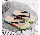 2025 new fashion boys flip-flops trendy rubber and plastic outer wear men's slippers beach flip-flops