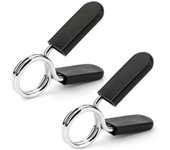 1 Pair Gym Barbell Clips Anti-loosening Dumbell Spring Collar Clips Stable 24/25/28/30mm Barbell Lock Clamp Fitness Training