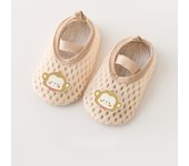 Nuevos calcetines para bebé, zapatos para niños pequeños de muñeca, calcetines antideslizantes de suela suave, calcetines para zapatos de piso, primavera y verano, anti-caída