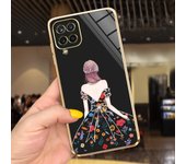 For Samsung A12 Case Samsung Galaxy A12 Back Cover Plating Soft Silicone Phone Cases For Samung A 12 SM-A125F Funda Girl Fashion