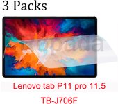 3 Packs soft screen protector for Lenovo tab P11 pro M10 FHD plus 2nd 3rd 10.6 2022 TB-X606 10.3'' M7 M8 HD Gen 2 TB-X306