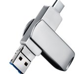 Unidad flash USB para Android / IOS, memoria externa de 128 GB, unidad flash USB C 3.0, dispositivo de fotografía 4 en 1 para iOS / teléfono inteligente / tableta / Android / PC / tableta con descarga de aplicación