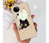 For Vivo S19 Pro V2362A Back Cover Soft Silicone Bumper For Vivo S19 V2364A Phone Case Clear Coque With Cartoon Pattern Capa Bag