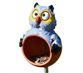 Garden Stakes - Bird Feeders, Outdoor Bird Feeders, Animal Resin Sculpture Bird Feeders, Garden Yard Decoration Gifts A