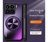 For Xiaomi 15 pro Case Simple Four-corner Anti-fall Transparent Bracket Magnetic TPU Cover For Xiaomi 15 13 14t pro Funda