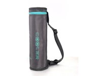 Funda de botella de agua con aislamiento de tela Oxford, calentador de botella de agua portátil impermeable con correa, bolsa de viaje para deportes al aire libre
