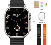 2025 New DT Ultra2 Smartwatch Bluetooth Call Compass ECG Detection Brightness Adjustment Sport Mode AMOLED Screen Compatible with Android IOS 4G Smartwatch
