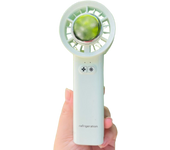 Mini ventilador Turbo de mano, ventilador de huracán con sensación de hielo recargable Semiconductor, ventilador portátil de refrigeración rápida de bajo ruido para exteriores